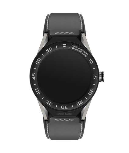 TAG Heuer Carrera Connected Modular 45 Titanium / Ceramic / Grey Calf